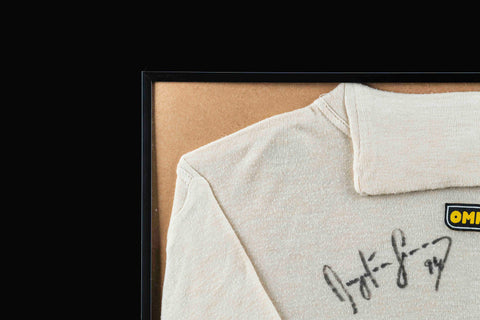 1126 - Ayrton Senna Signed Nomex