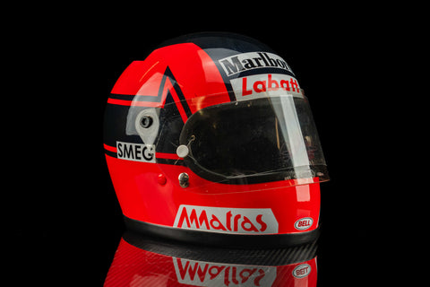 1022W - Gilles Villeneuve Replica Helmet Signed