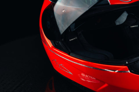 1090 - Michael Schumacher 2012 signed Moto helmet