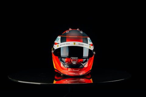 1037 - Carlos Sainz 2021 Ferrari Race Used Helmet