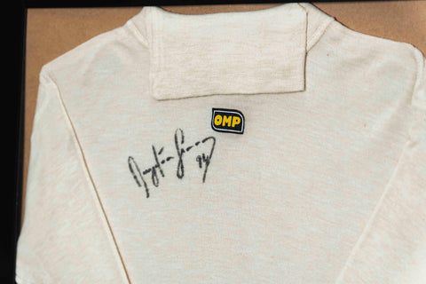 1126 - Ayrton Senna Signed Nomex