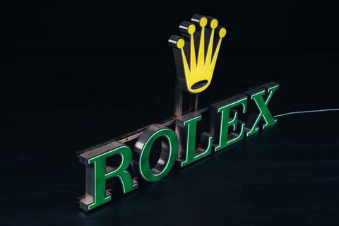 1065 - Rolex illumintaed Sign fron the 90