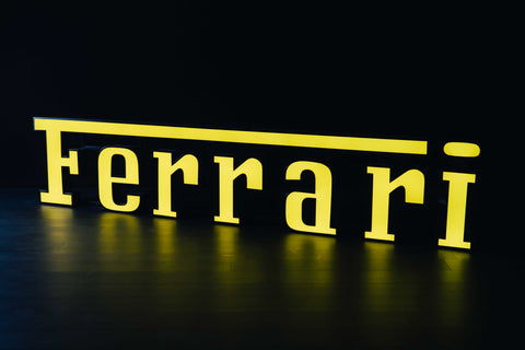 Ferrari Illuminated Sign