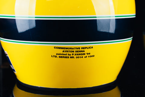 1109 - Ayrton Senna 1994 Official Bell Replica helmet signed
