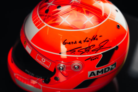 Michael Schumacher Signed replica Helmet