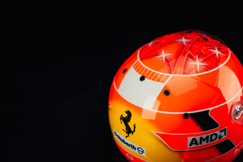 Michael Schumacher Signed replica Helmet