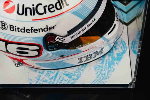 1068 - Charles Leclerc official Bell replica helmet miami 2025