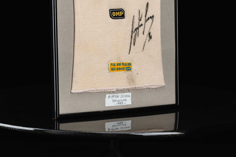 1118 - Ayrton Senna Signed Balaclava
