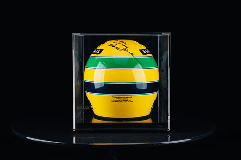 1109 - Ayrton Senna 1994 Official Bell Replica helmet signed