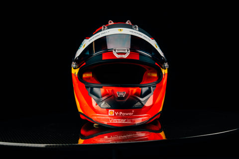 1037 - Carlos Sainz 2021 Ferrari Race Used Helmet