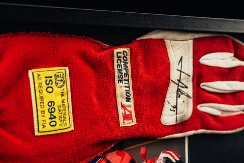 Jean Alesi sogned gloves