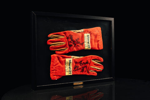 Ange Barde signed gloves