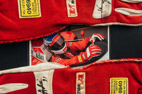 Jean Alesi sogned gloves