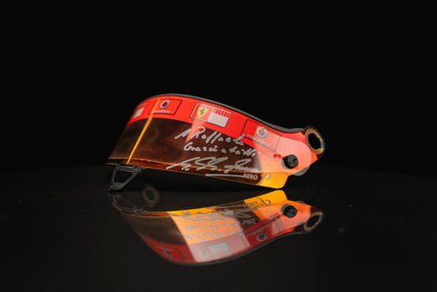 Michael Schumacher signed Visor