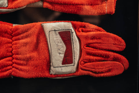 Eddie Irvine signed gloves