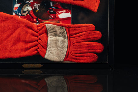 gerhard berger signed gloves