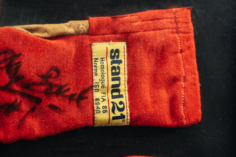 Ange Barde signed gloves