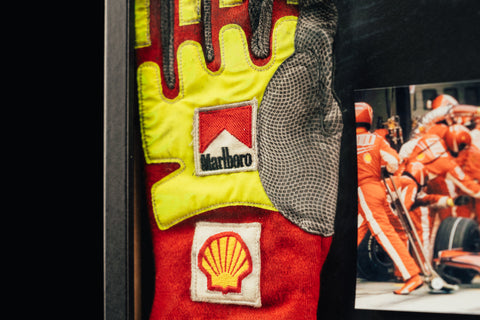 Ferrari pit crew gloves