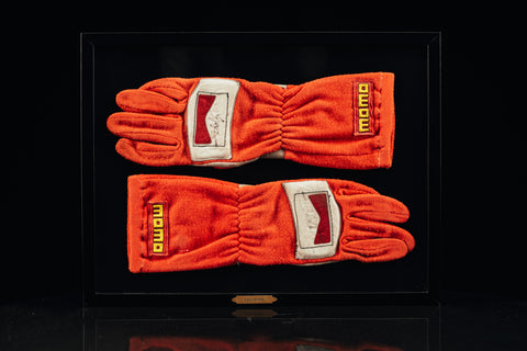 Eddie Irvine signed gloves