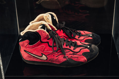 Michael Schumacher 2001 Signed Shoes