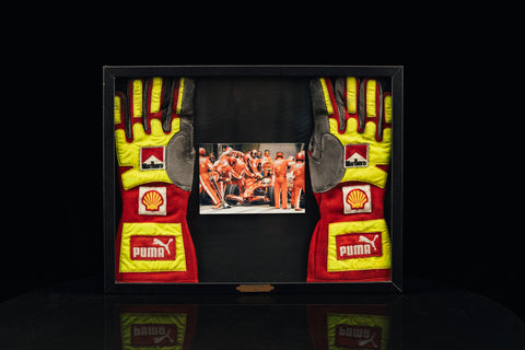Ferrari pit crew gloves