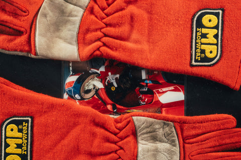 gerhard berger signed gloves