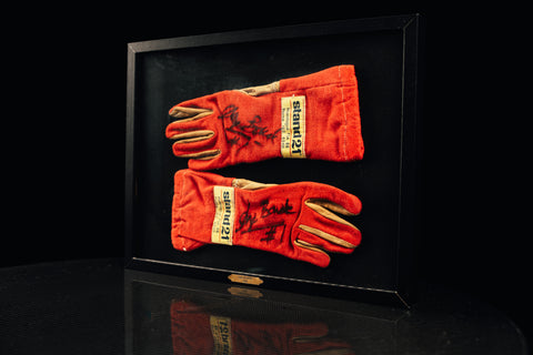 Ange Barde signed gloves