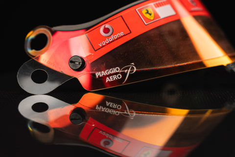 Michael Schumacher signed Visor