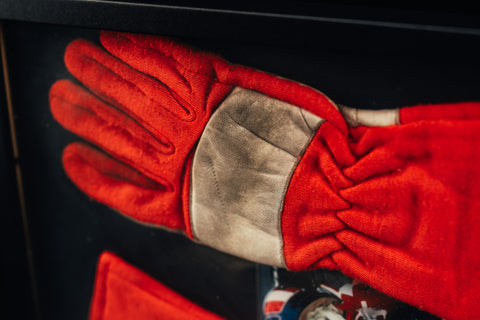 gerhard berger signed gloves