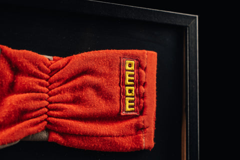 Eddie Irvine signed gloves