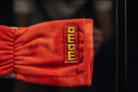 Eddie Irvine signed gloves