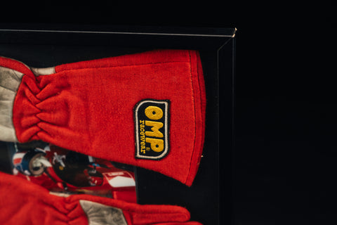 gerhard berger signed gloves