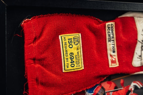 Jean Alesi sogned gloves