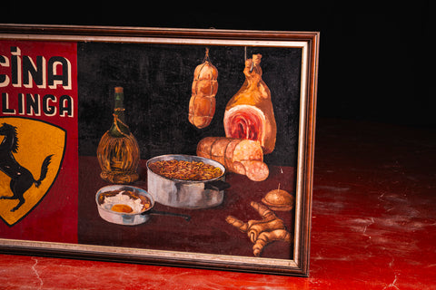 Historic Ferrari painting from Modena