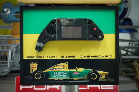 benetton b192 dash halmo automobilia