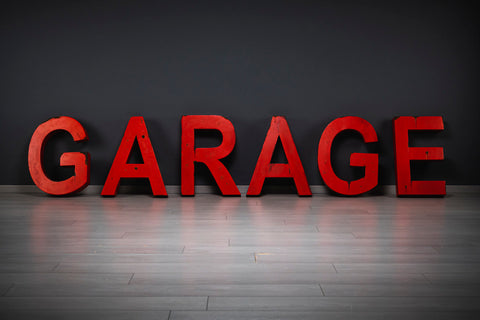 garage sign