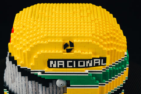 Ayrton Senna Lego Helmet
