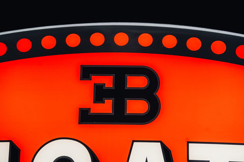 Bugatti Illuminated Sign