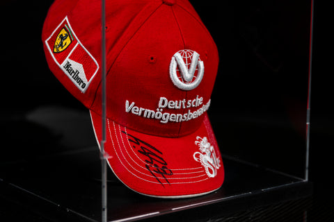 for Michael Schumacher signed cap