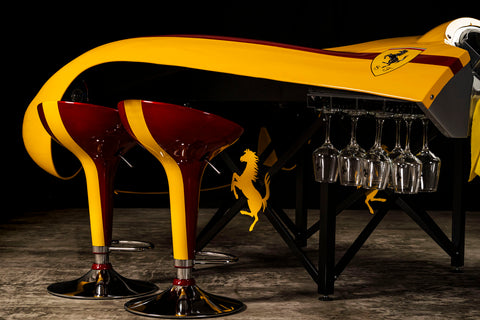 Ferrari 250 Testarossa Table Bar