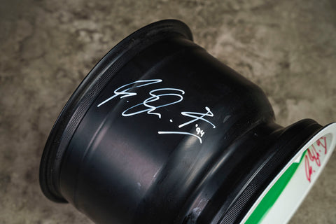 Michael Schumacher 1994 Benetton Wheel Signed