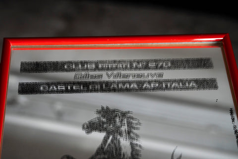 Auction for Ferrari Mirror Signed