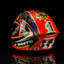 Max Biaggi Race Used Helmet