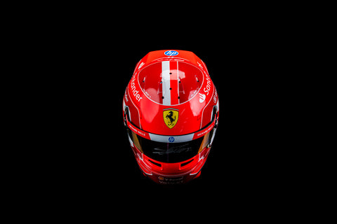 Leclerc signed Bell HP77 Formula 1 helmet