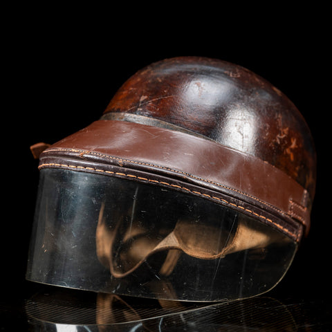 Phil Hill 1958 race used helmet Ferrari F1. / Casco da gara usato Phil Hill 1958 Ferrari F1
