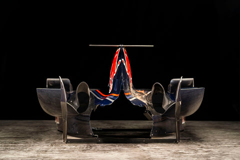Race-used engine cover F1 RB1