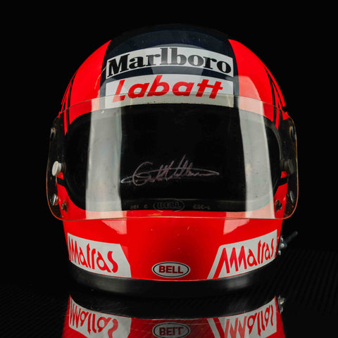 Gilles Villeneuve Replica Helmet Signed