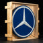 1083 - Mercedes Original Illuminated Sign