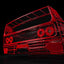1119 - Ferrari F40 Wireframe Sculpture