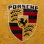 1026W - Original Porsche 1950 Silk Flag